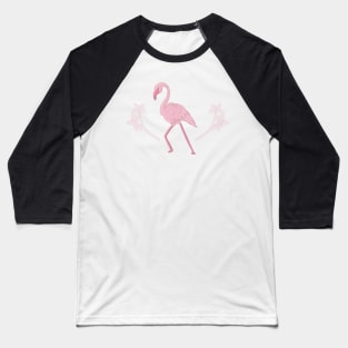 Tropical Flamingo Baseball T-Shirt